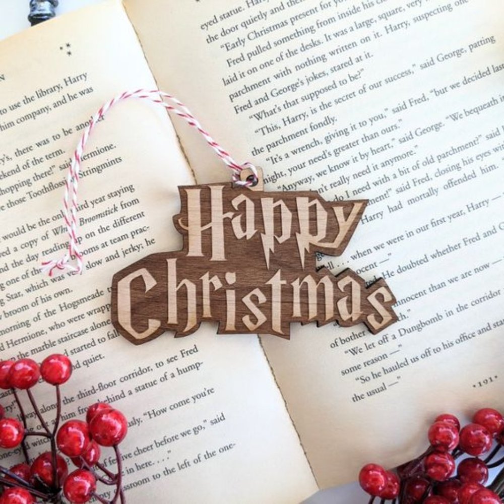 Happy Christmas - Harry Potter Inspired Ornament